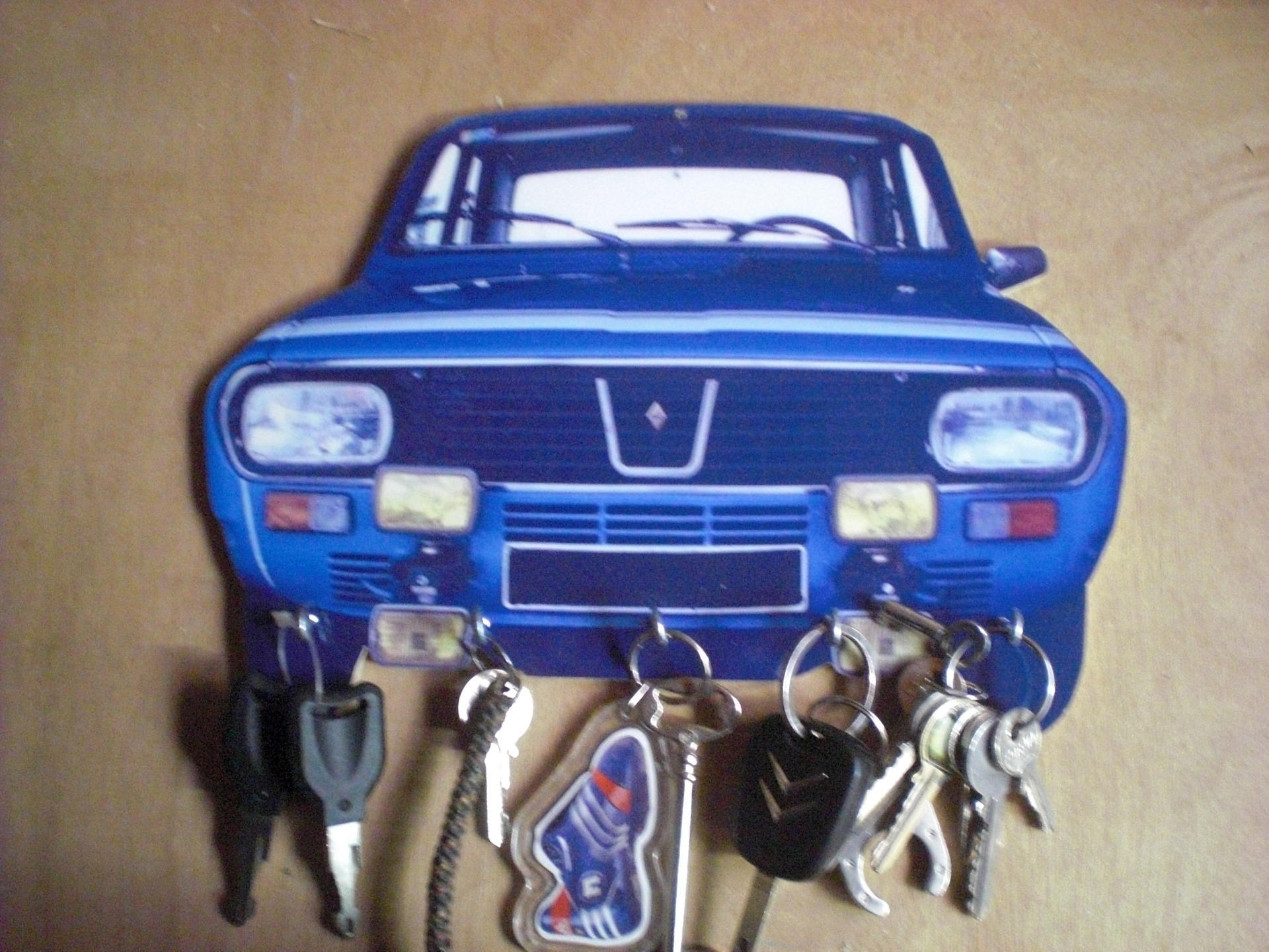 Porte Clés Mural Renault 12 Gordini, Accroche Vintage Personnalisé, Portrait Pet