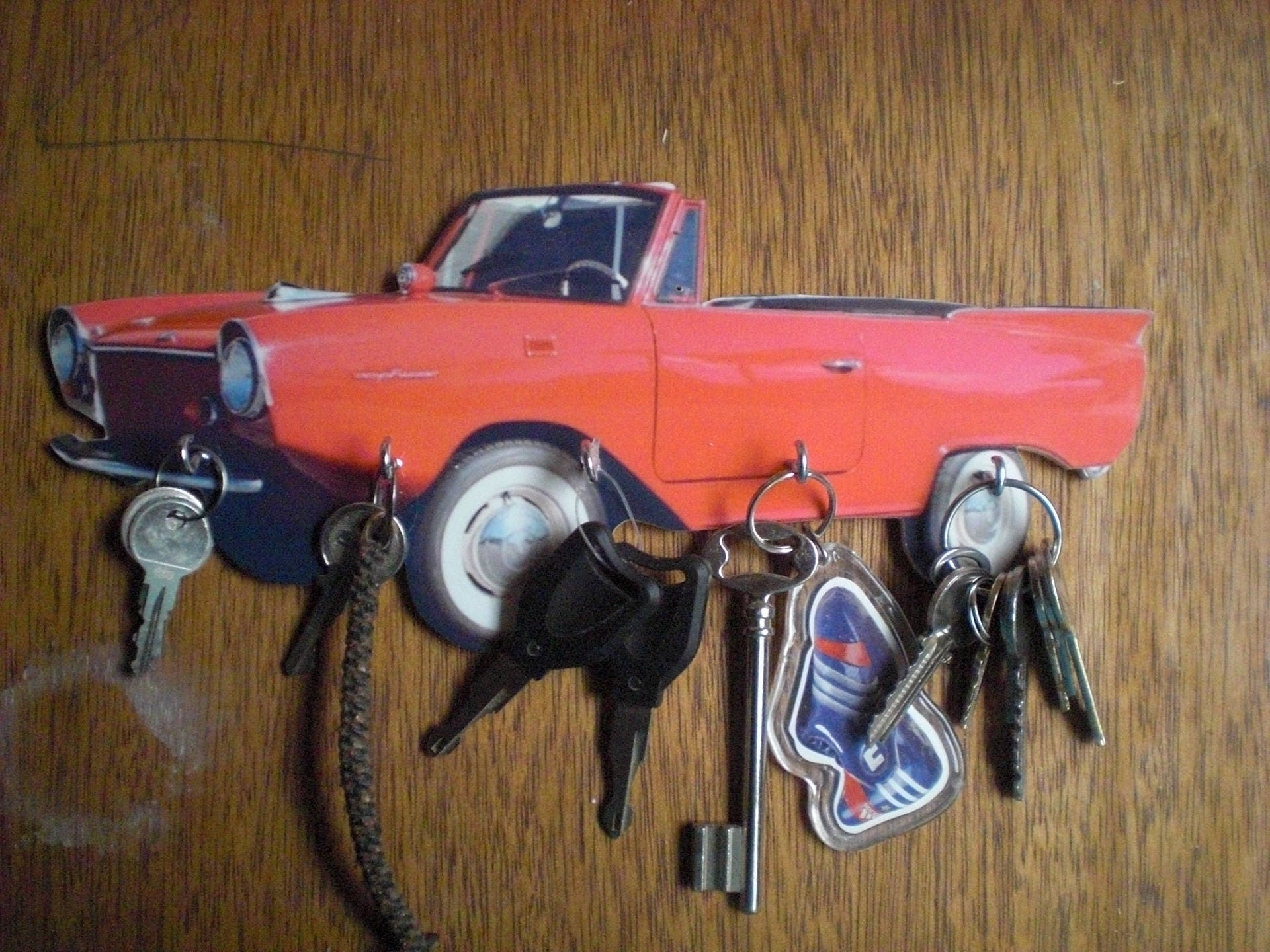 Porte Clés Mural Amphicar 770, Accroche Vintage Personnalisé, Portrait Personnalisé, Cadeau Pet