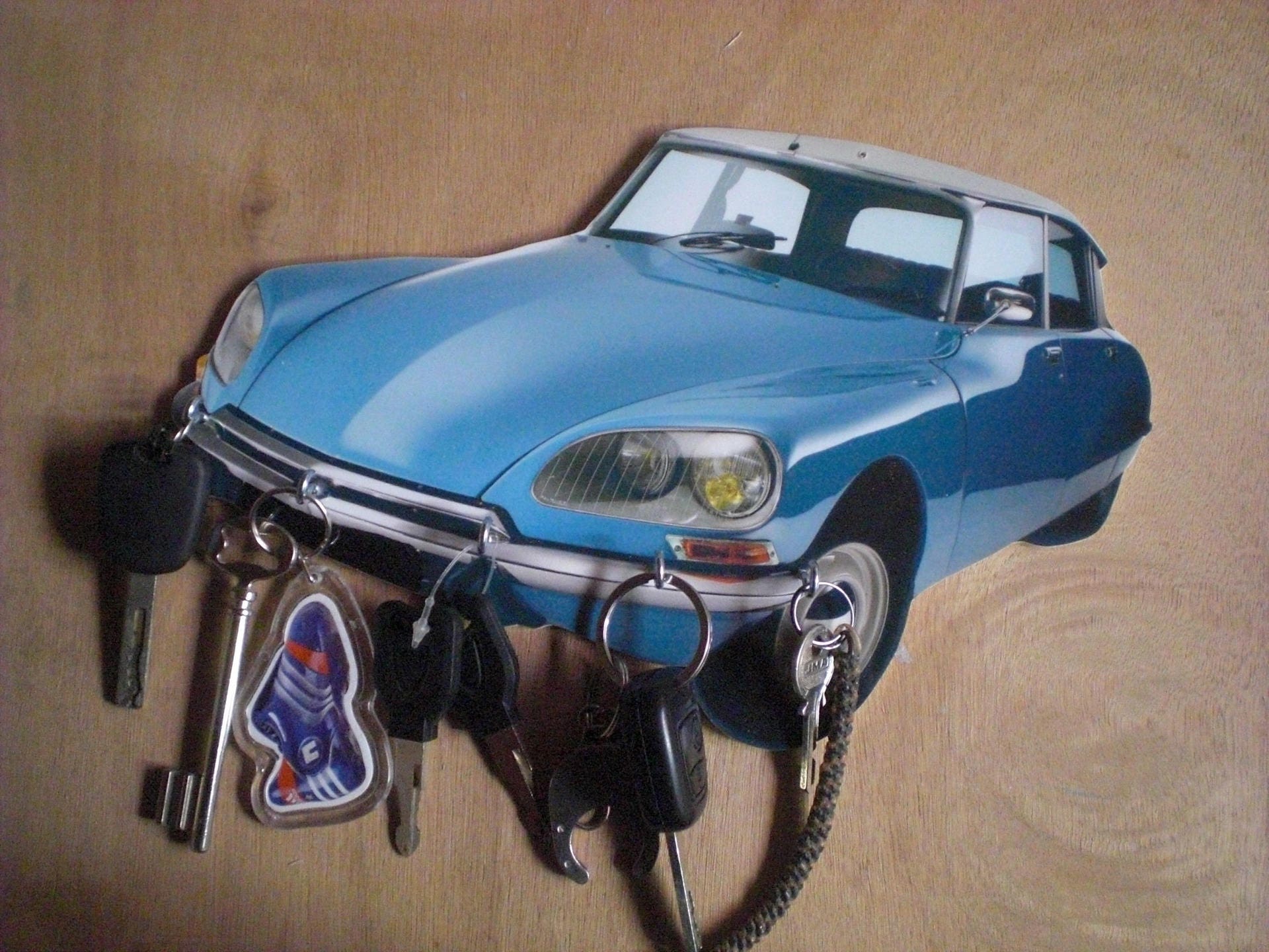 Porte Clés Mural Citroen Ds 23 Pallas, Accroche Vintage Personnalisé, Portrait Pet, Cadeau Personnal