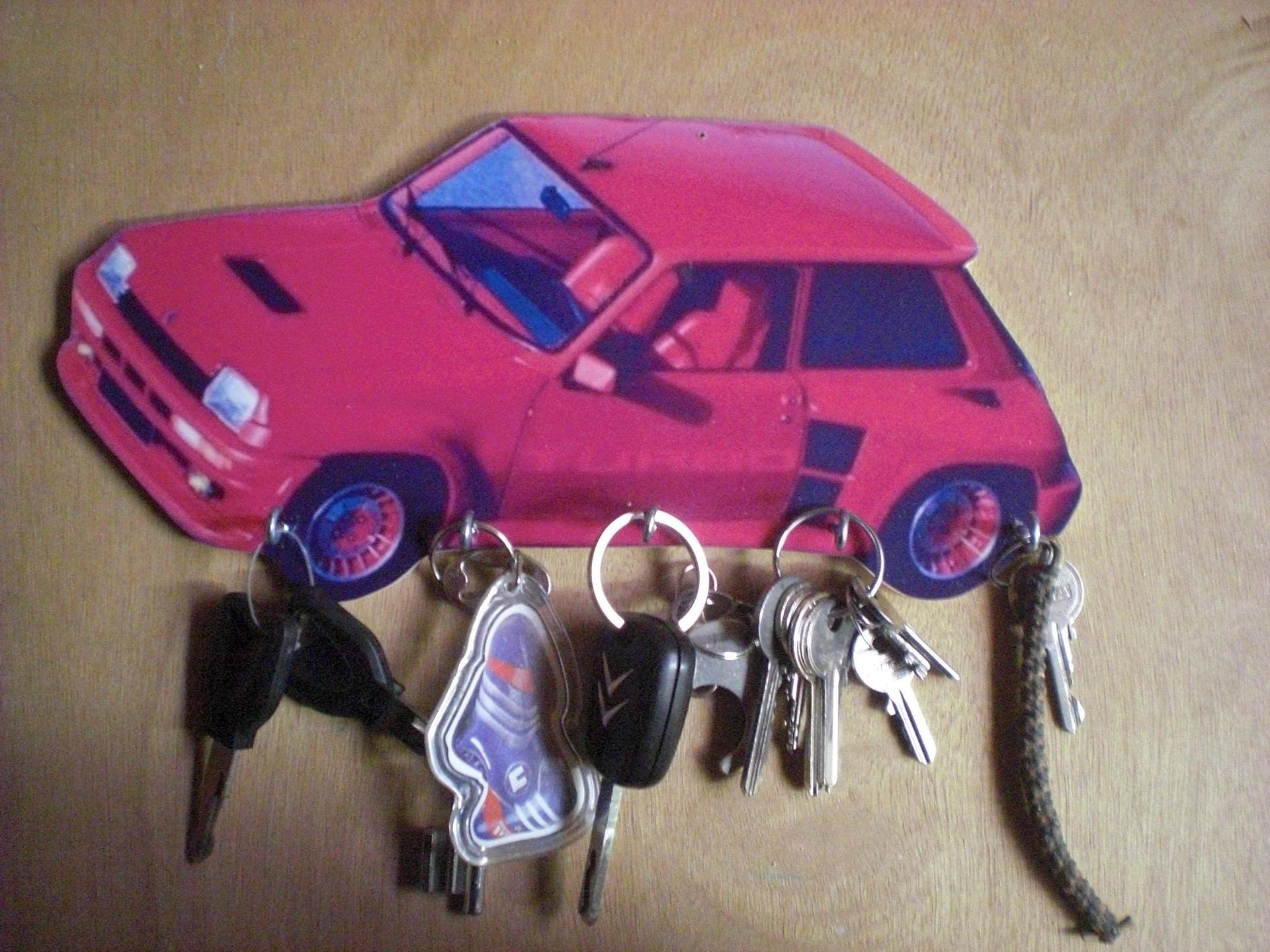 Porte Clés Renault 5 Turbo/Accroche Cadeau Personnalisé