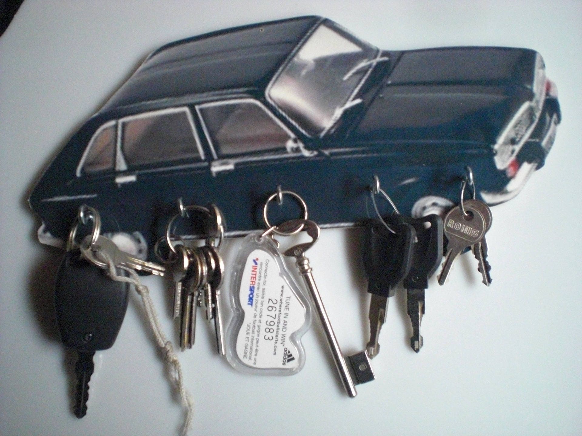 Porte Clés Mural Murale Renault 16, Accroche Vintage Personnalisé, Portrait Pet, Cadeau Personnalisé