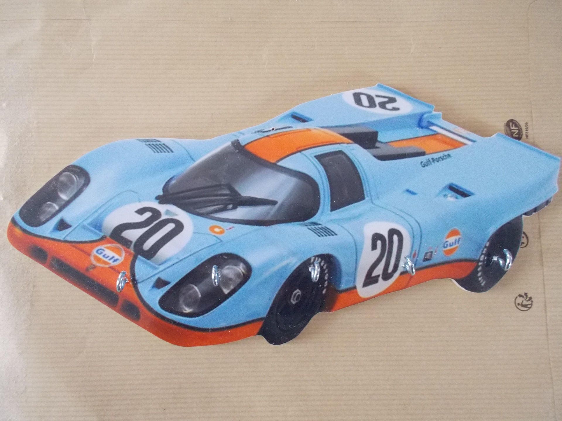Porte Clés Mural Porsche 917 Course, Accroche Vintage Personnalisé, Portrait Pet, Portrait Personnal