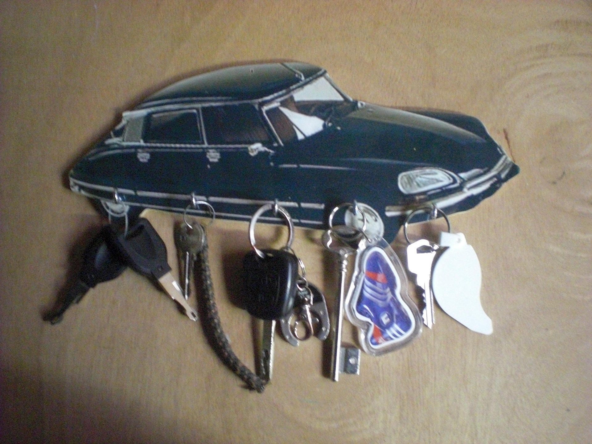 Porte Clés Mural Citroen Ds 23 Pallas, Accroche Vintage Personnalisé, Portrait Pet, Cadeau Personnal