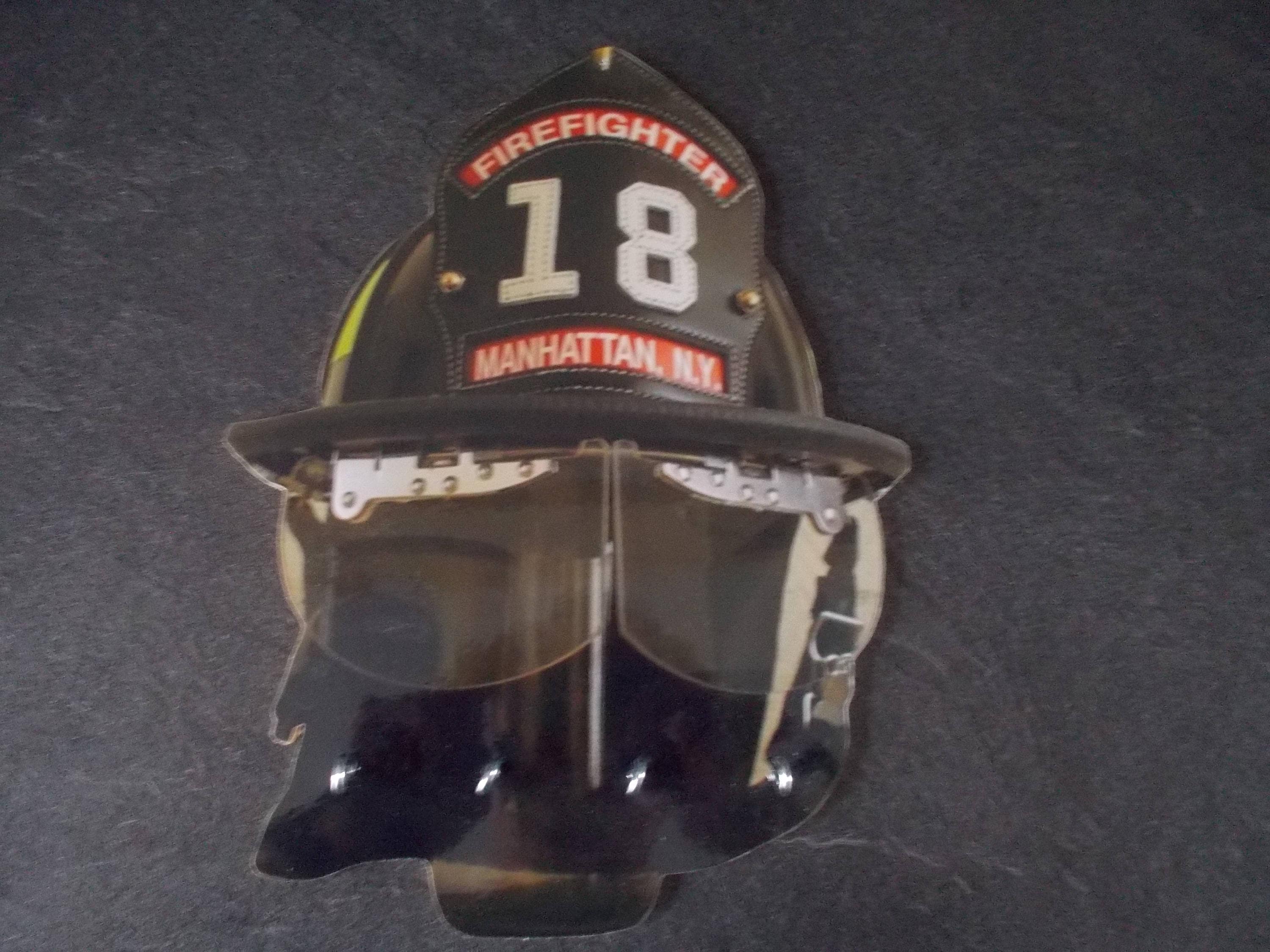 Nuevo BNWT bombero voluntario NYFD americano hacha y casco adultos