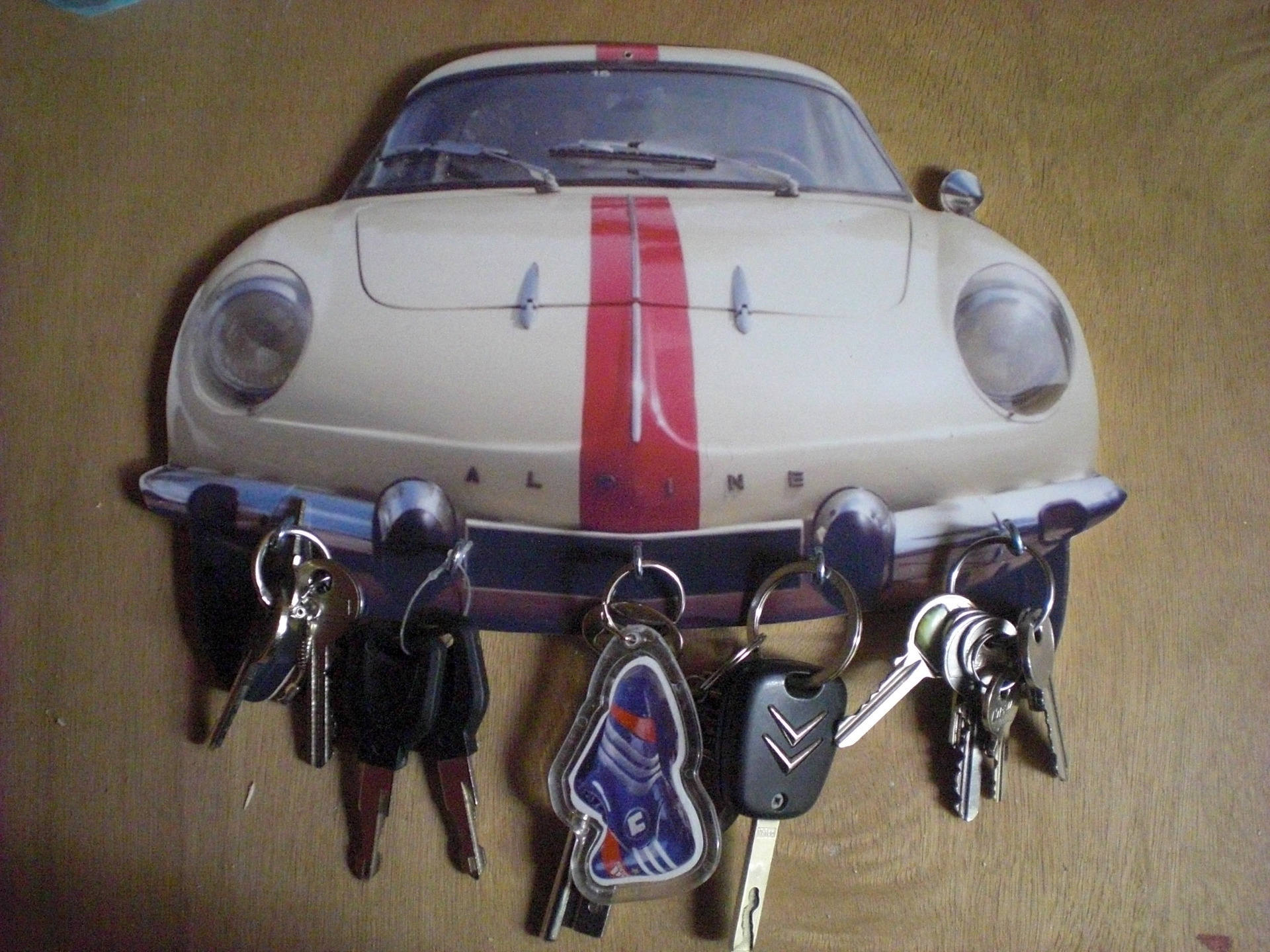 Porte Clés Mural Alpine A108, Accroche Vintage Personnalisé, Portrait Pet, Cadeau Personnalisé