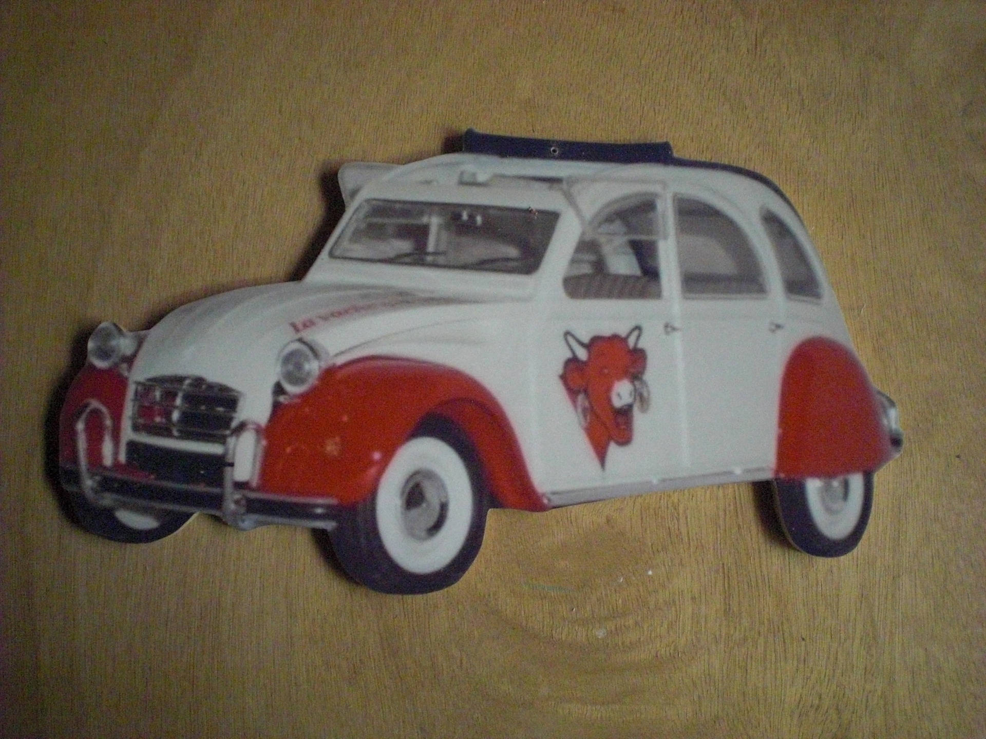 Plaque Décorative Citroen 2Cv Publicitaire | No Émaillée, Plaque Mural Personnalisé