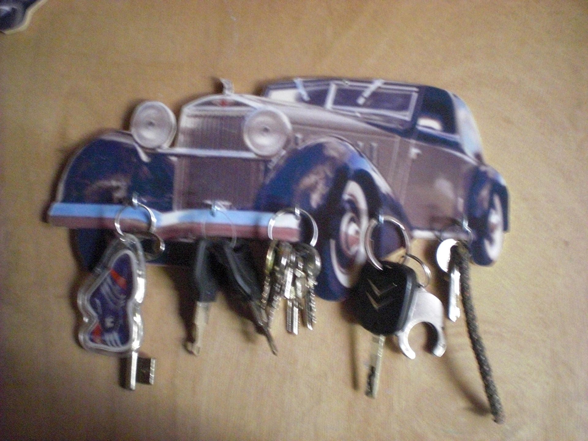 Porte Clés Mural Hispano Suiza /Accroche Vintage Personnalsé