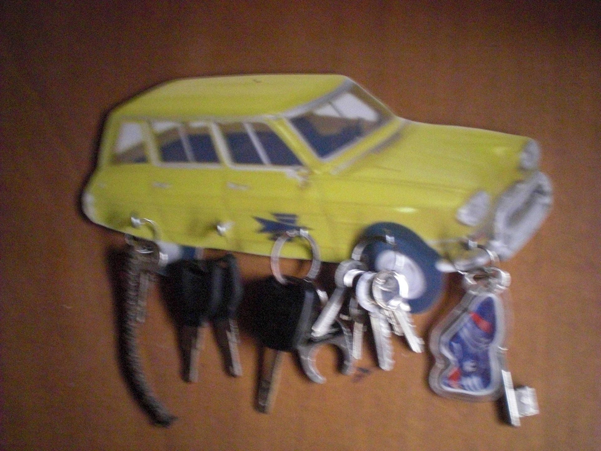 Porte Clés Mural Citroen Ami 6 Break Laposte, Accroche Vintage Personnalisé, Portrait Pet, Cadeau Pe