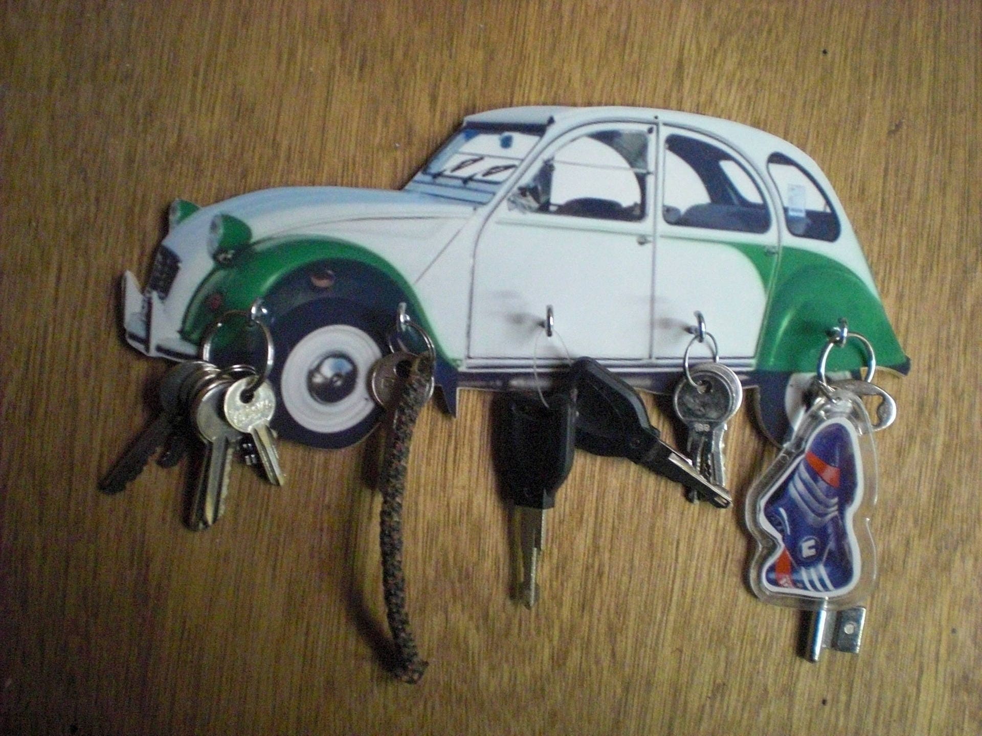 Porte Clés Mural Citroen 2Cv Dolly Verteblanche/Accroche Vintage