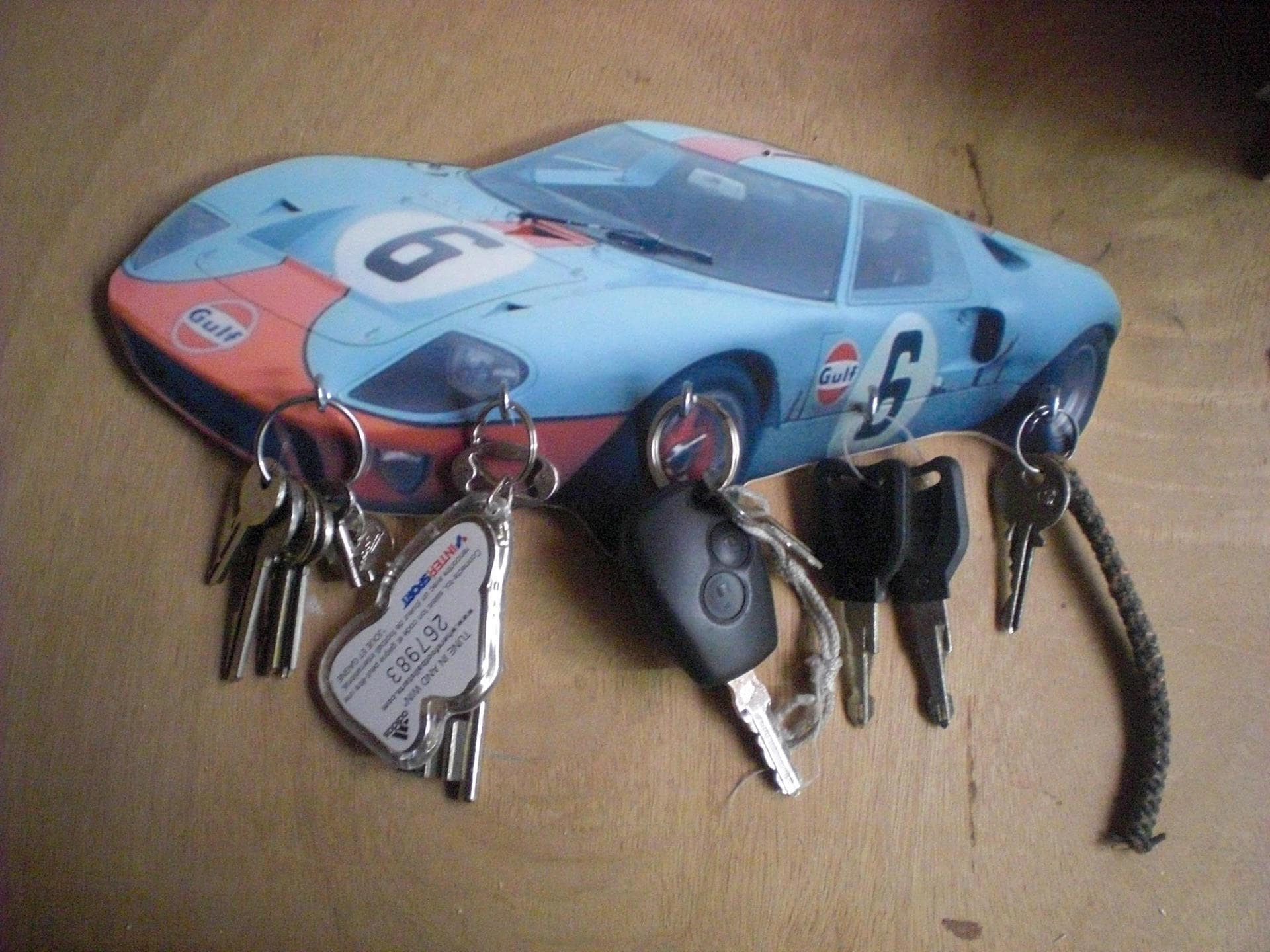 Porte Clés Mural Ford Gt 40, Accroche Vintage Personnalis