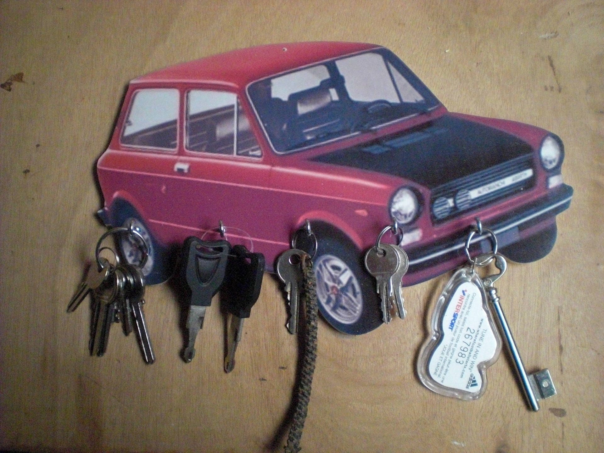 Porte Clés Mural Autobianchi A112/ Accroche A112