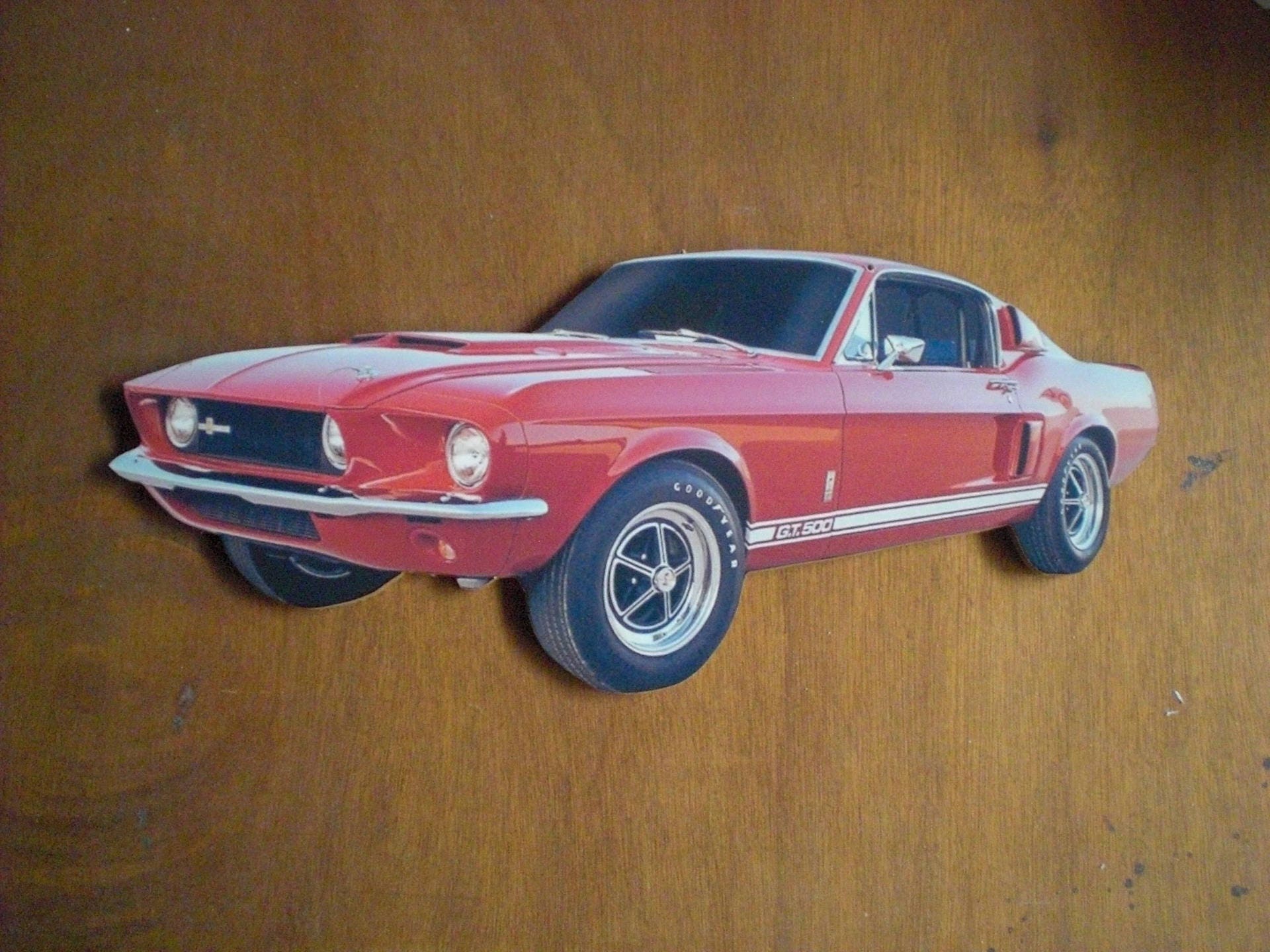 Plaque Décorative Mural Ford Mustang | No Emaillée, Plaque Personnalisé, Portrait Pet, Cadeau Person