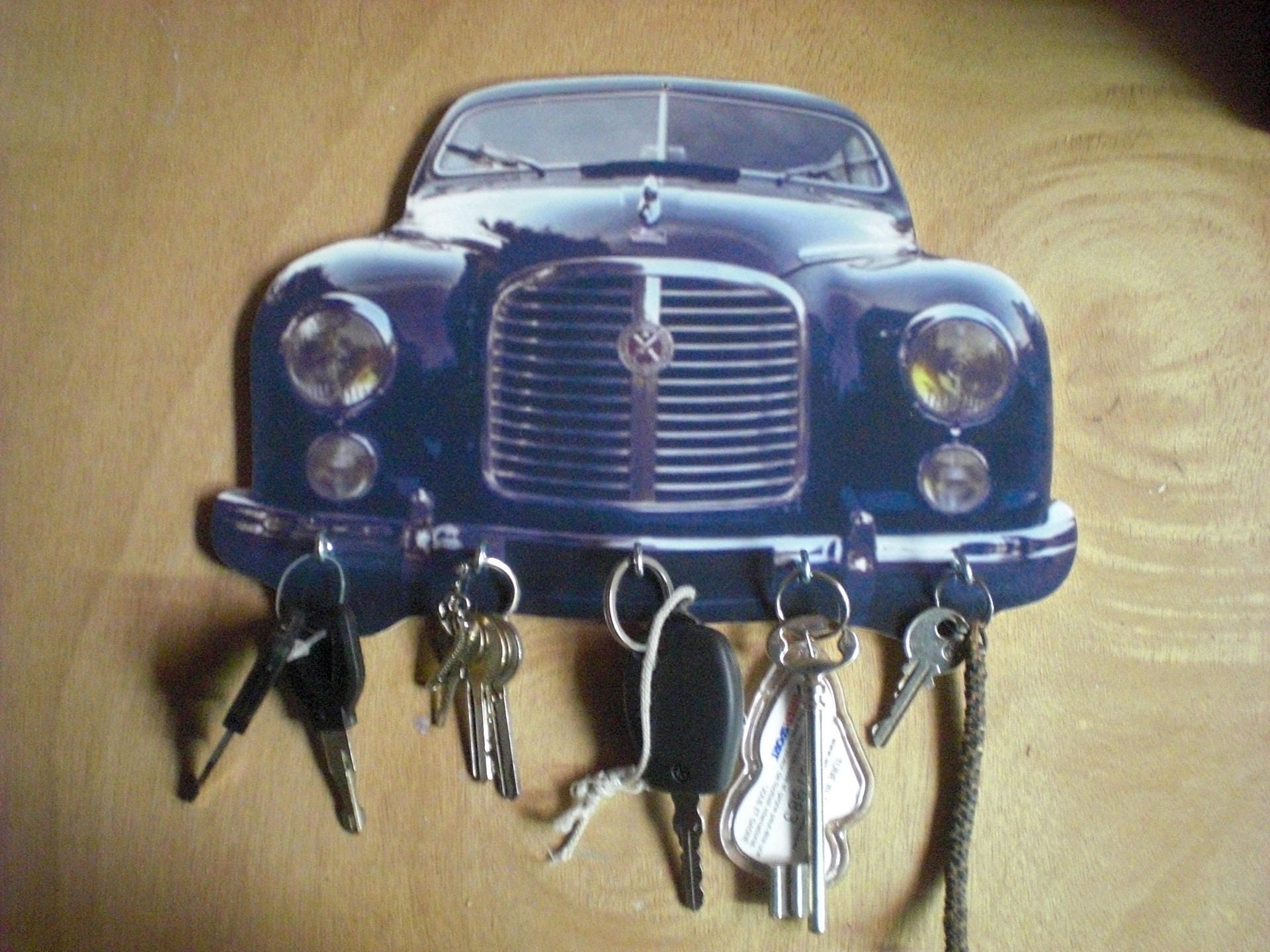 Porte Clés Mural Hotchkiss Gregoire, Accroche Vintage Personnalisé, Portrait Pet, Cadeau Personnalis