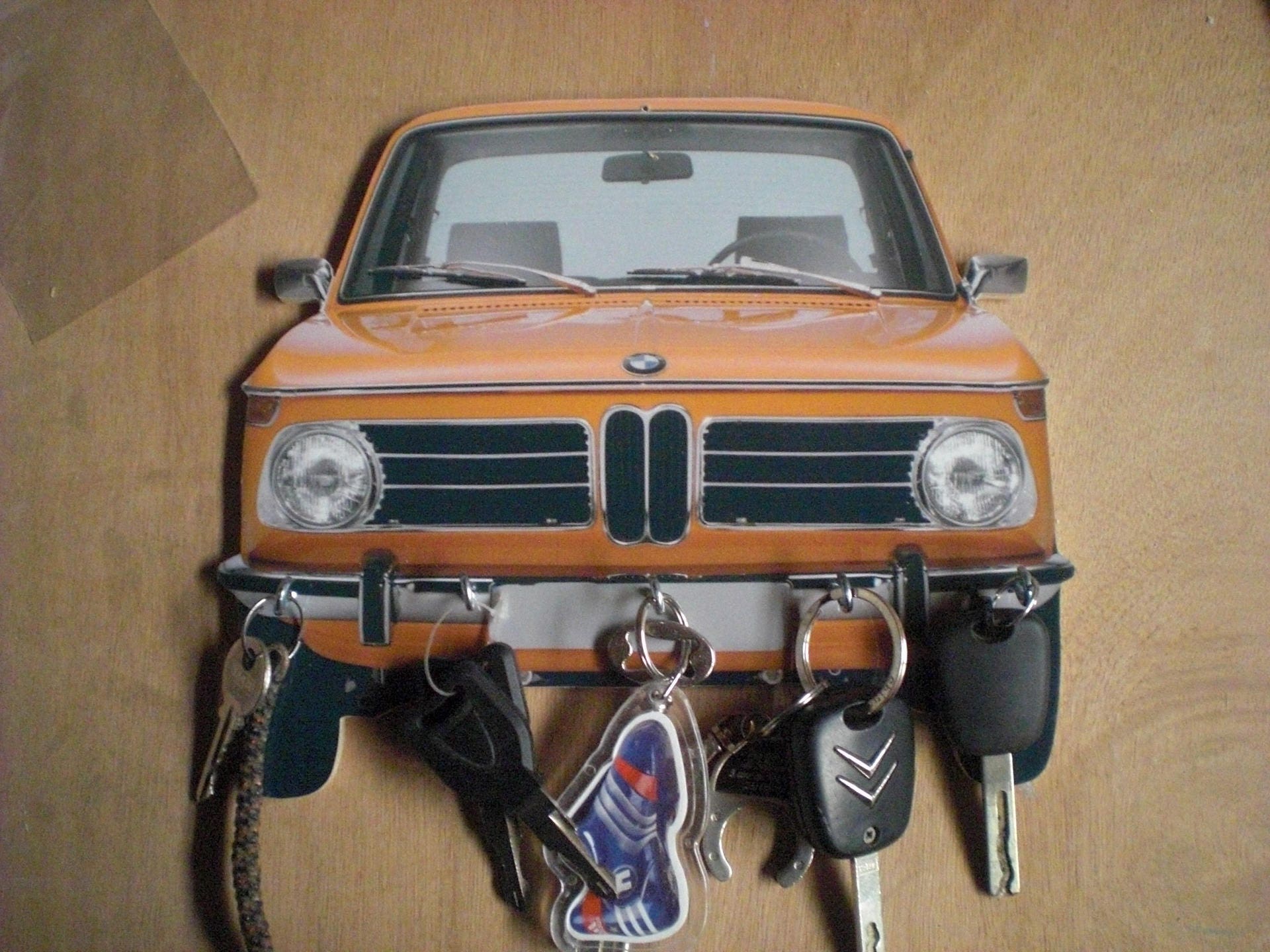 Porte Clés Mural Bmw 2002, Accroche Vintage Personnalisé, Portrait Pet,