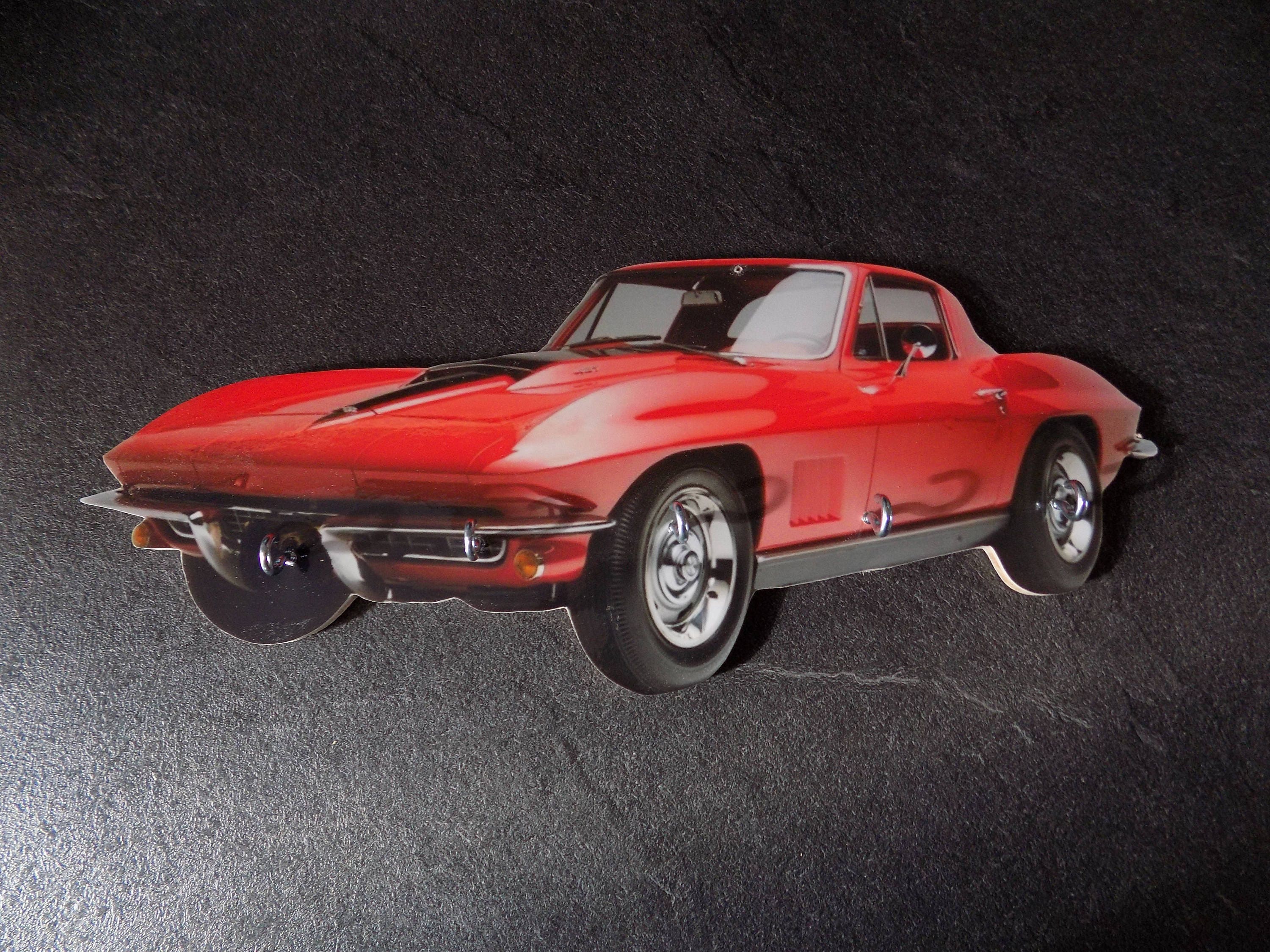 Vintage Chevrolet Corvette Accroche Clés/Chevrolet Porte Clés, Hang On Keys Wall
