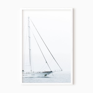 Sailboat Photography | Printable Sailing Print | Digital Wall Art | Instant Download    #1287