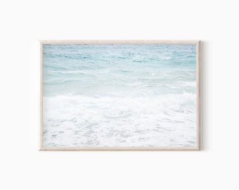Ocean Waves Print | Coastal Wall Art | Printable Sea Photography | Instant Download    #1253
