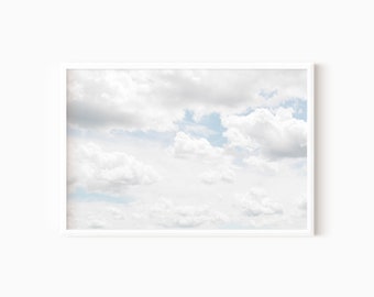 Cloud Print Digital Download | Sky Print | Printable Art    #0657