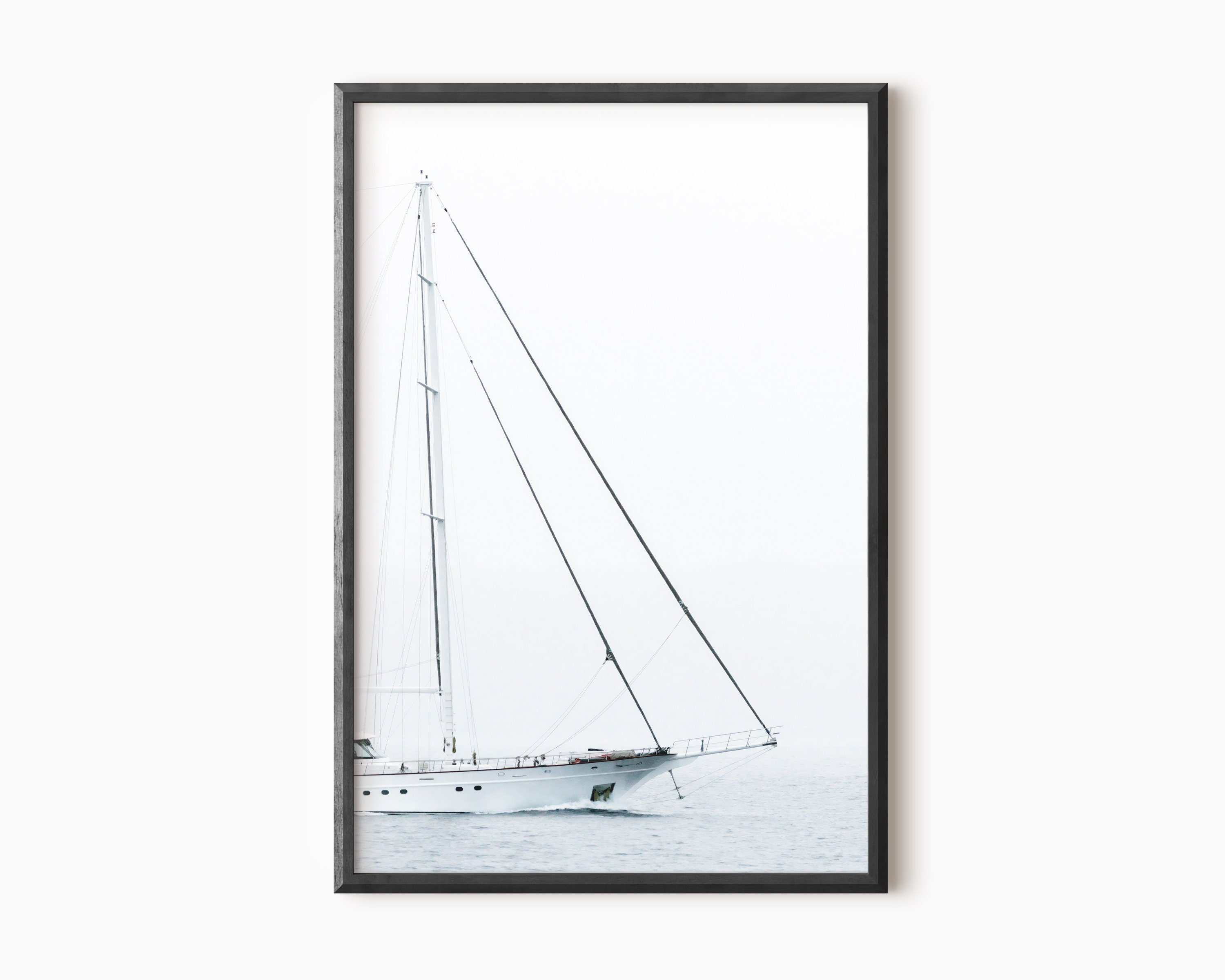 Sailboat Photography | Printable Sailing Print | Digital Wall Art ...