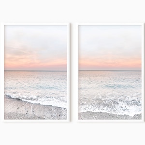 Set Of 2 Ocean Wall Art | Downloadable Beach Print Set   #1029