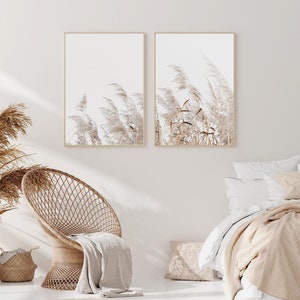 Pampas Grass Print Set Of 2 Farmhouse Decor Printable Art 0325 image 6