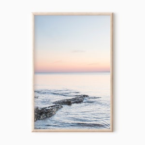 Sunset Beach Print | Coastal Printable Wall Art   #1167