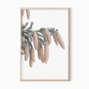 Pine Cone Wall Art | Printable Forest Art Print    #1127
