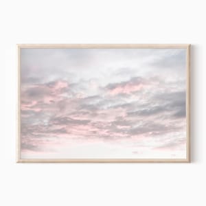 Pink Clouds Art Print | Printable Sky Photography   #0724