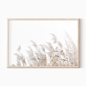 Beige Grass Print | Printable Farmhouse Art Print DOWNLOAD    #0323