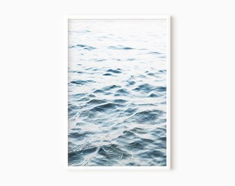 Blue Sea Wall Art | Printable Water Photography | Instant Download    #0760