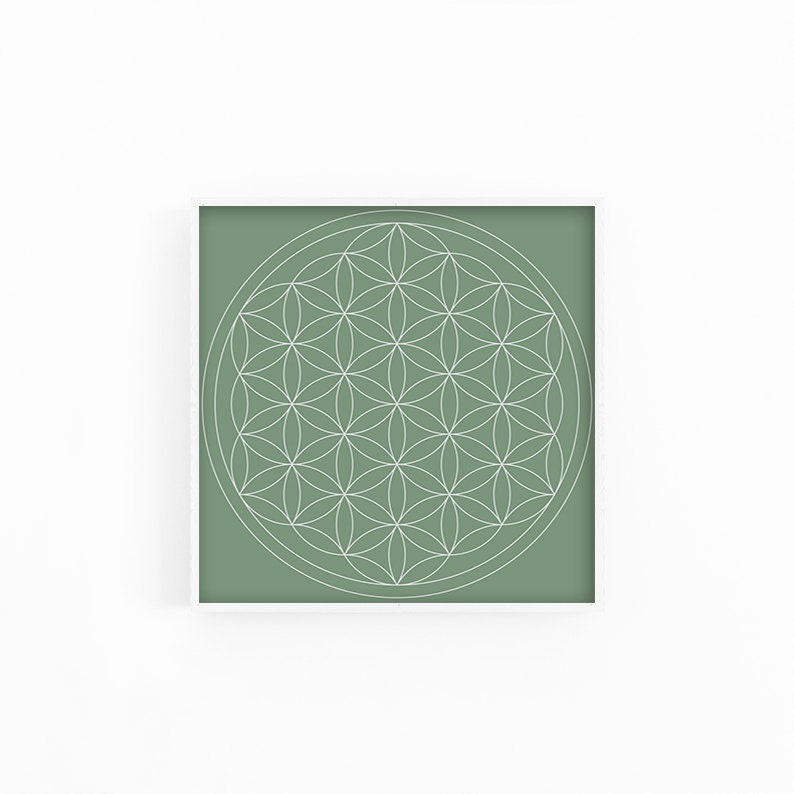 Flower Of Life Digital Download Abstract Wall Art