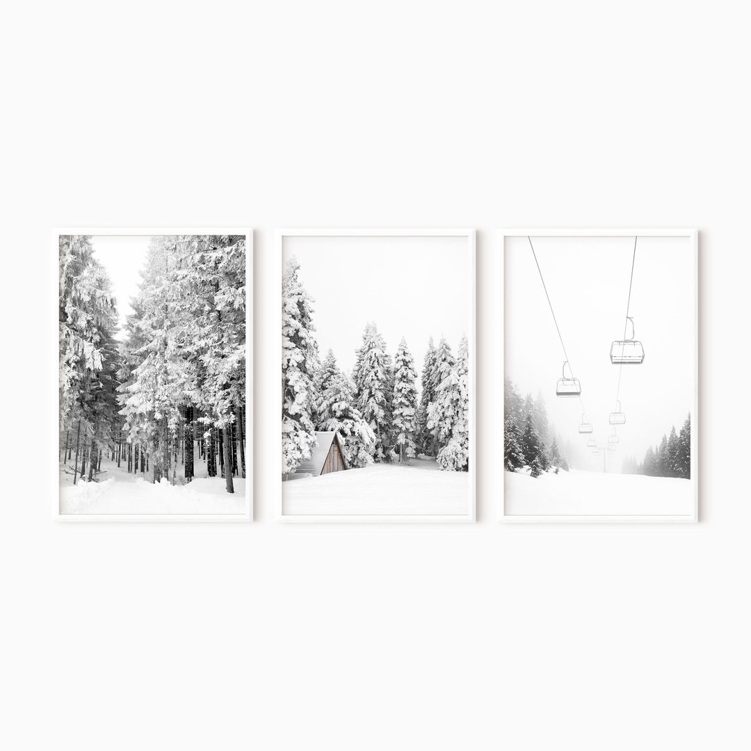 Winter Prints Set of 3 | Christmas Wall Art | Digital Download ...