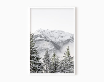 Snow Peaks,Snow Peaks Illustration,Landscape Print,Snowy Landscape,Original Print,Landscape Print,Peaks Prints,Mountain Peaks
