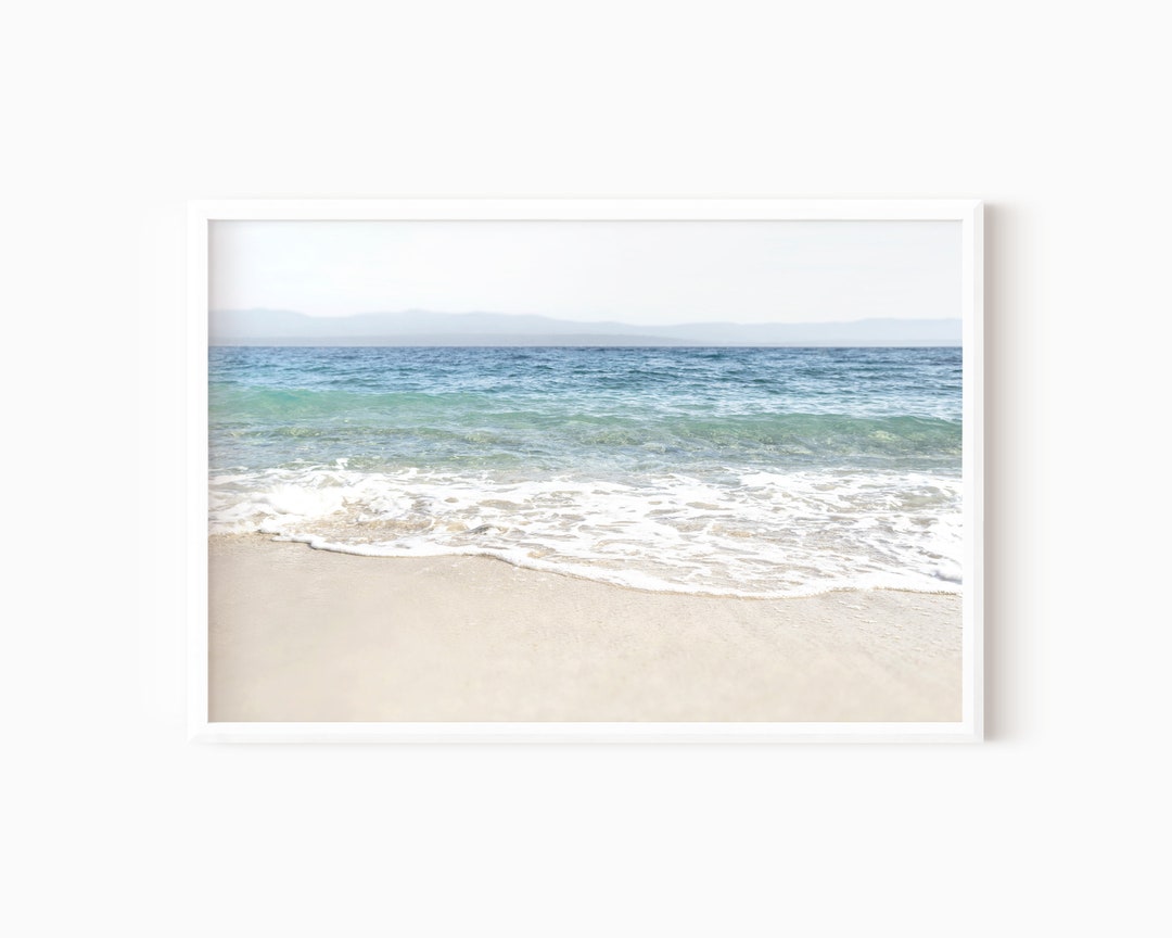 Coastal Landscape Wall Art Printable Sea Photography Digital Ocean