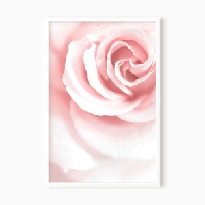 Pink Rose Print | Printable Flower Art DOWNLOAD    #1172