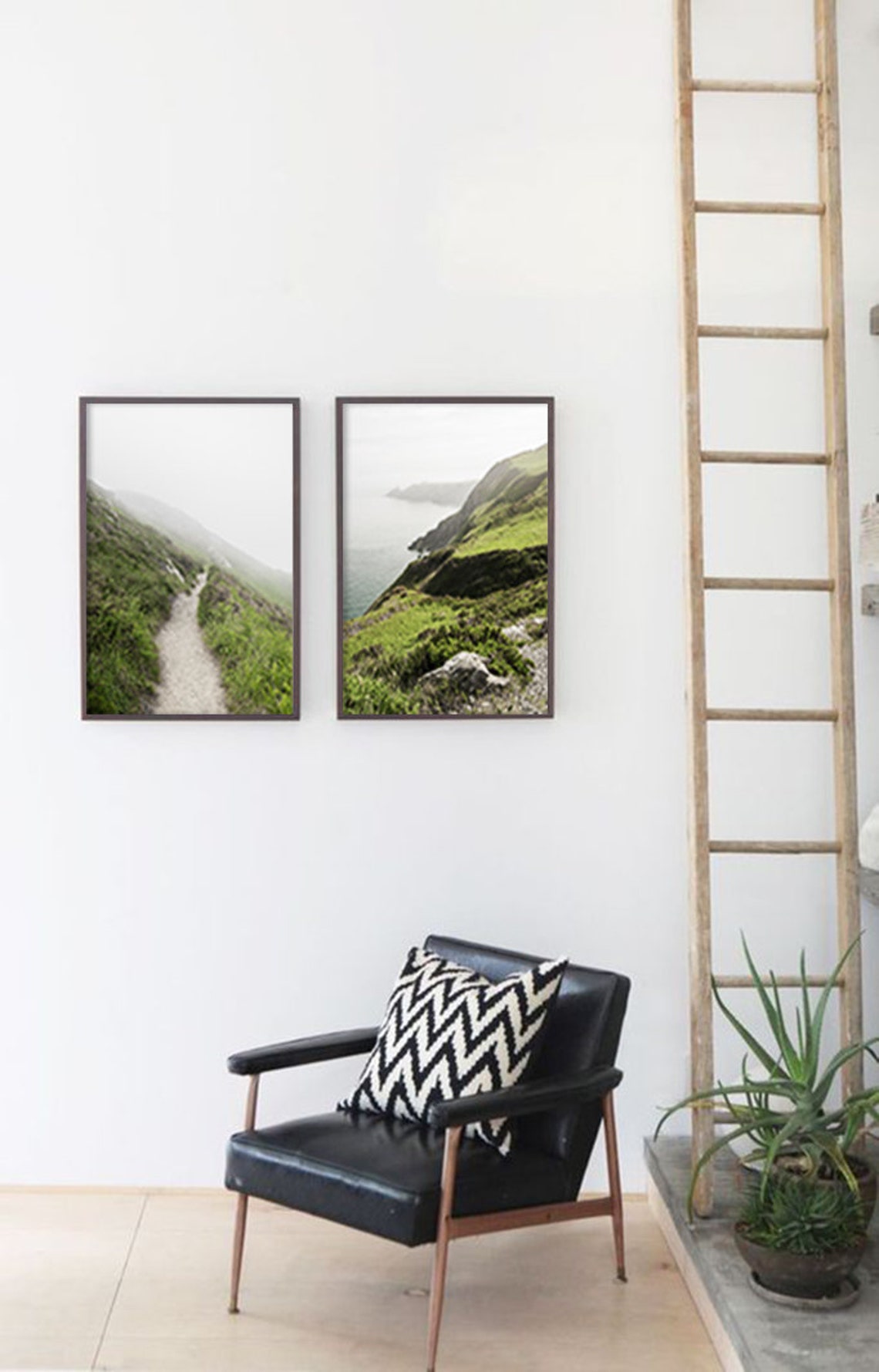 Irish Landscape Nature Wall Art Set Of 2 Prints Living Etsy