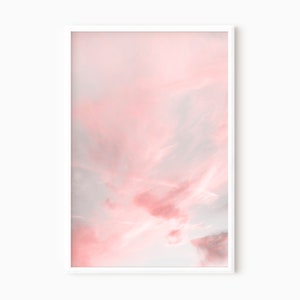 Cloud Art Print | Pastel Sky Photography Printable Art   #0386