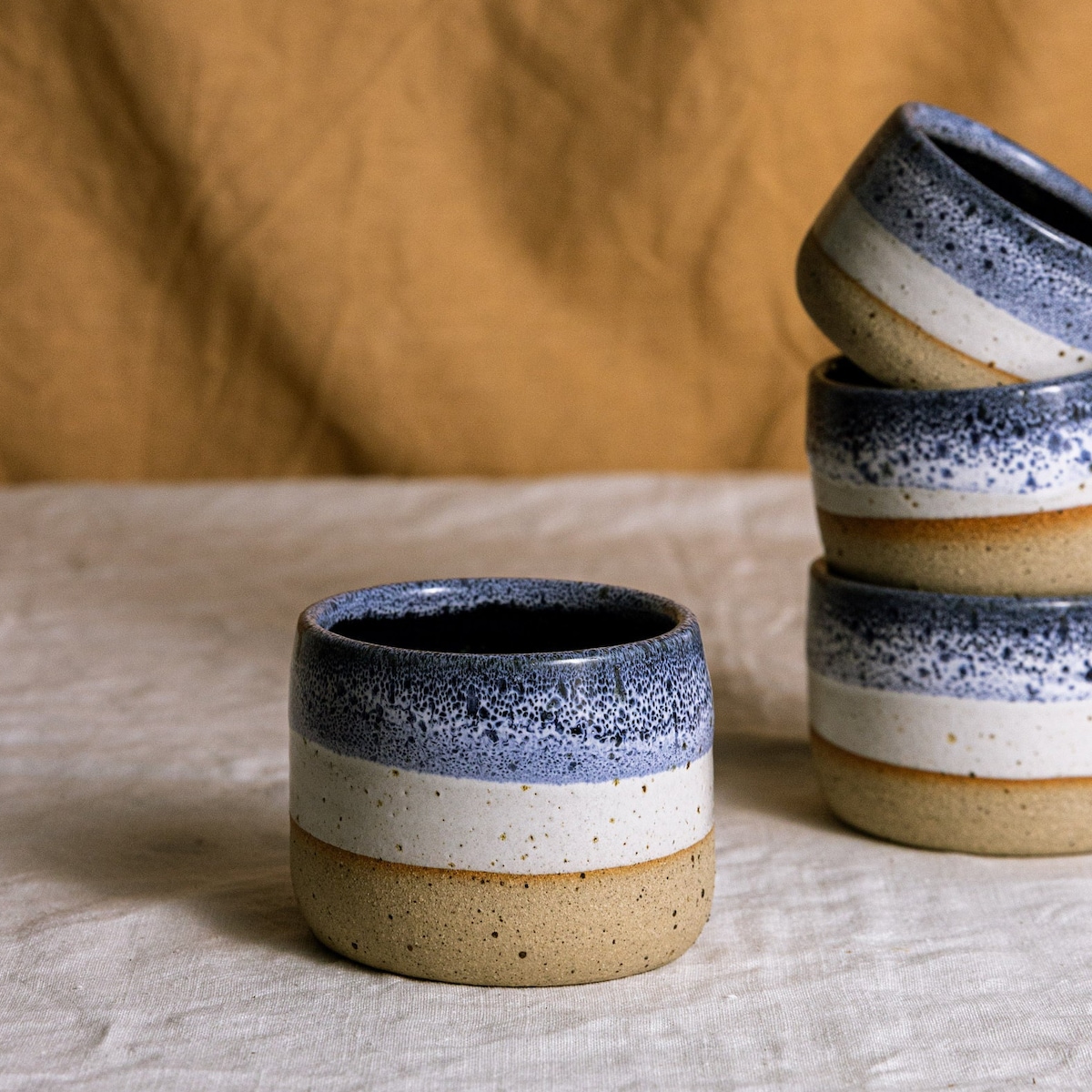 Ceramic Cappuccino Cups - Etsy