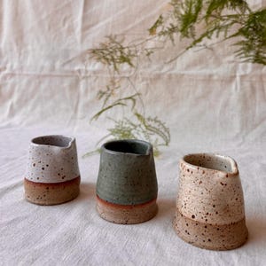 Ceramic Creamer Jug: Handmade Milk Pourer (100ml)