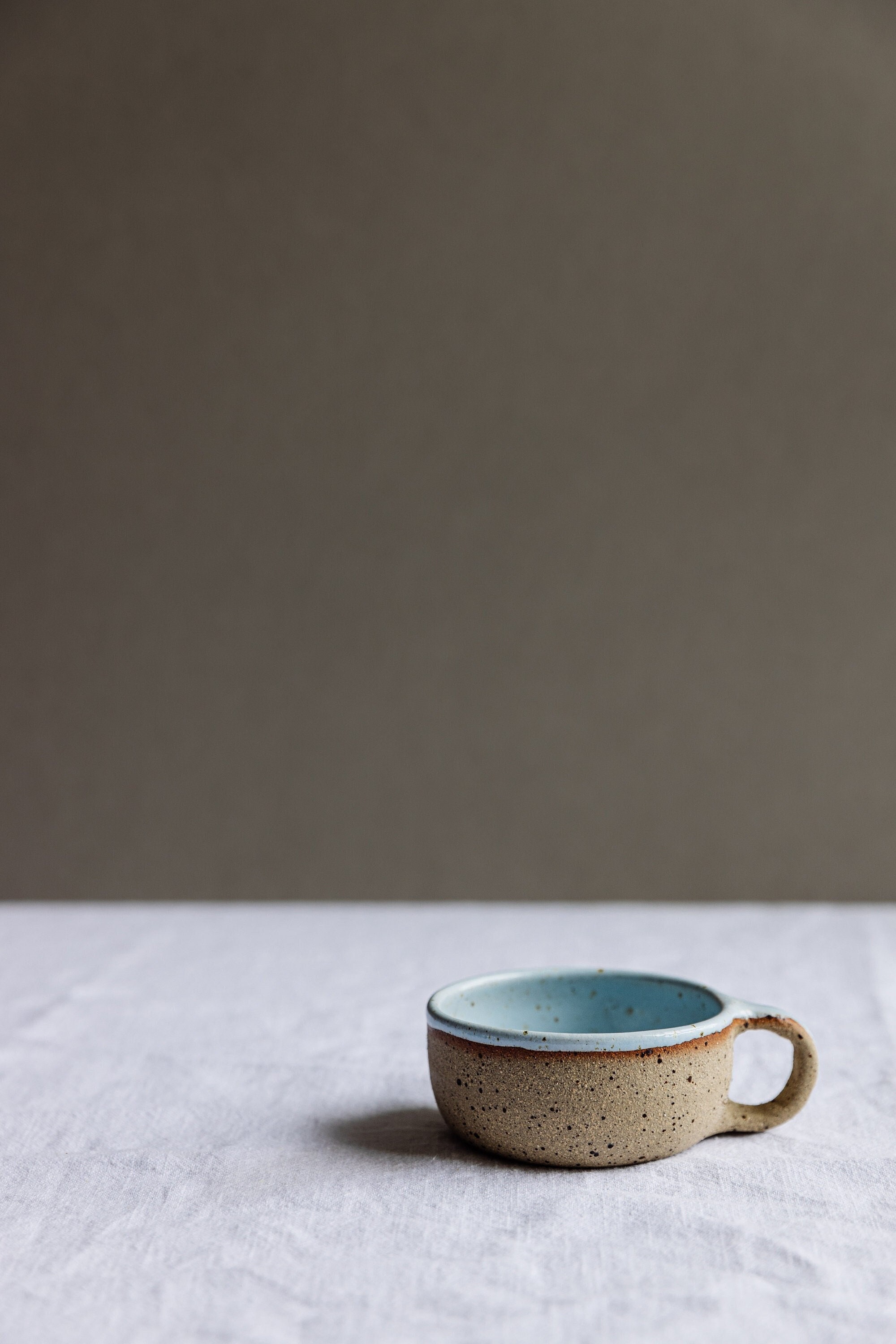 5 Oz Tasse en Céramique Grès Fait à La Main, Tasse Café, Thé, Cappucino, Poterie