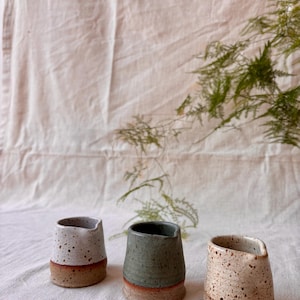 Ceramic Creamer Jug: Handmade Milk Pourer (100ml)