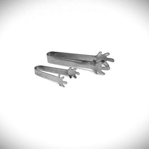 Mini Metal Tongs -- 2 sizes