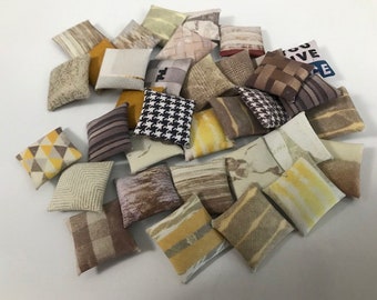 1 or 2 Mini Cushions -- Random Colors