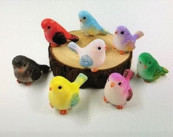 2 Mini Vögel - Zufällige Stile