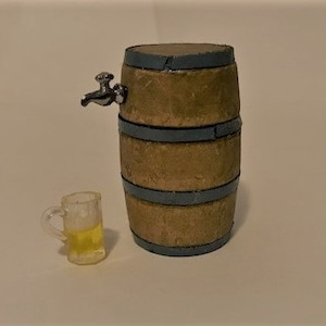 Miniature Beer Keg & Beer Mug