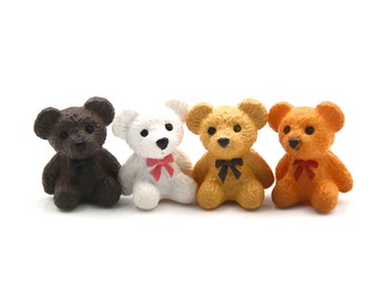 2 Mini Teddy Bears - Random Colors