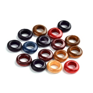 100 Bunte Holzperlen