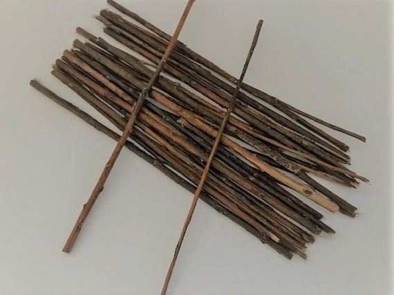 Wood Branch Oak Branch Craft Sticks Wood Stick Wood Craft Supply