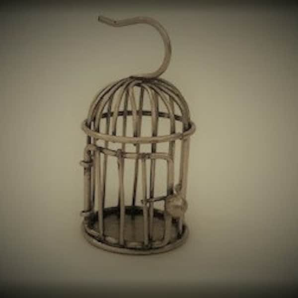 Mini Bird Cage -- Your Color Choice