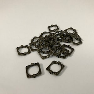 25 or 50 Metal Bead Frames